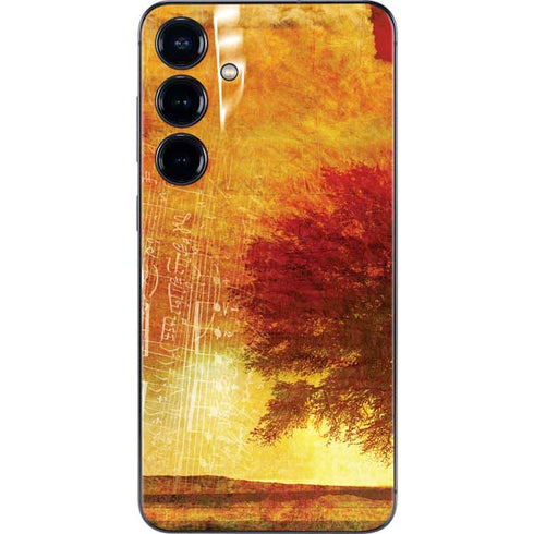 Falling Notes Galaxy S25 Skin